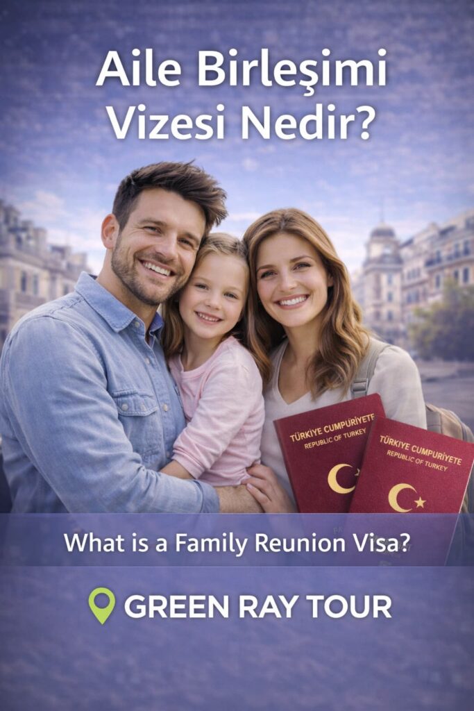 Aile birleşimi vizesi, yurt dışında yasal olarak ikamet eden eş, çocuk veya aile bireylerinin yanına yerleşmek isteyen kişilere verilen vize türüdür.
Bu vize, aile bütünlüğünün korunmasını amaçlar ve genellikle uzun süreli oturum izni ile birlikte değerlendirilir.

Aile birleşimi vizeleri; evlilik, çocuklar veya belirli durumlarda ebeveynler üzerinden düzenlenebilir.
